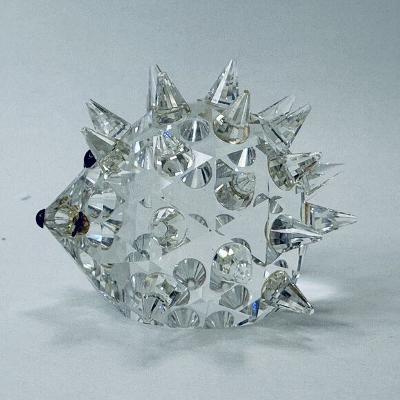 SWAROVSKI Silver Crystal Figurine Hedgehog/Porcupine ART 7630 NR 050 Original Bx - Picture 8 of 14